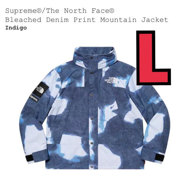 【L】supreme north face mountain jacket