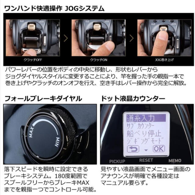 【新品未使用】ダイワ シーボーグ G300J（右） 2