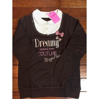 メゾピアノジュニア(mezzo piano junior)の【新品未使用】メゾピアノジュニア トップス トレーナー 160 140/150(Tシャツ/カットソー)