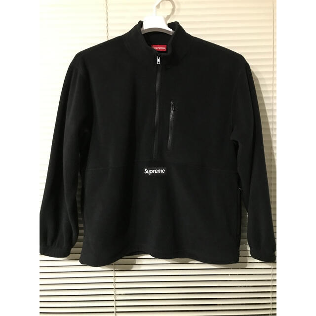 supreme polartec half zip black Lサイズ