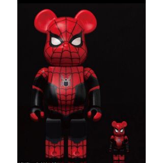 メディコムトイ(MEDICOM TOY)の SPIDER-MAN UPGRADED SUIT 100% & 400%(キャラクターグッズ)