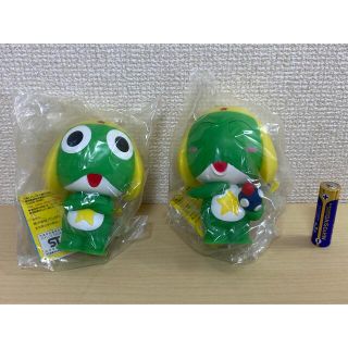 ケロロ軍曹 ソフビ　フィギュア　2種　未使用品(キャラクターグッズ)