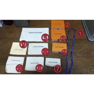 ルイヴィトン(LOUIS VUITTON)のルイヴィトン 空箱 保存袋 リボン メッセージカード(ラッピング/包装)