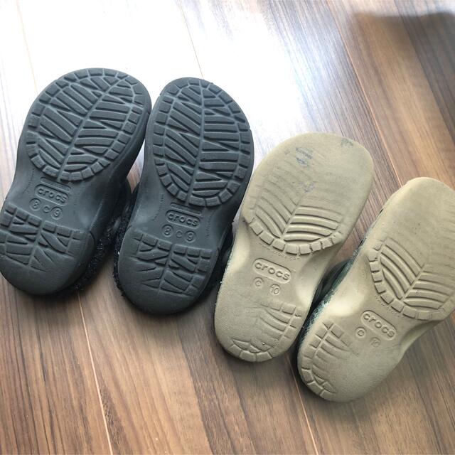 crocs(クロックス)のクロックス 冬用 春〜秋用 2足セット 15.5cm 17.5cm キッズ/ベビー/マタニティのキッズ靴/シューズ(15cm~)(サンダル)の商品写真