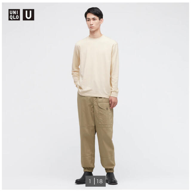 UNIQLO(ユニクロ)の未使用　タグ無し　ユニクロ　ヒートテック　クルーネックT  XS メンズのトップス(Tシャツ/カットソー(七分/長袖))の商品写真