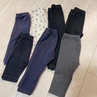 ユニクロ(UNIQLO)のユニクロ レギンス パンツ　80 90サイズセット(パンツ)