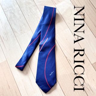 ニナリッチ(NINA RICCI)のNINA RICCI ニナリッチ シンプル ネクタイ ネイビー(ネクタイ)