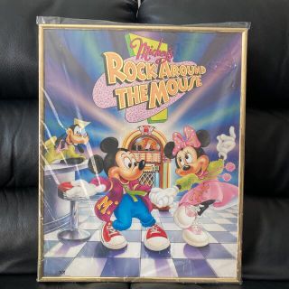 ディズニー(Disney)の可愛い☆80's OSPビンテージ ミッキー&ミニー ポスター(ポスター)