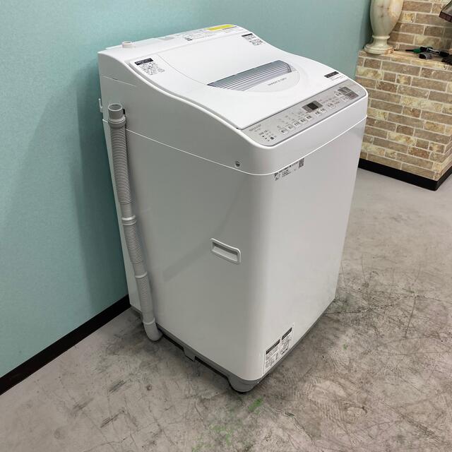 SHARP - シャープ縦型洗濯乾燥機 2019年製 ES-TX5C-C 5.5kg/3.5kgの