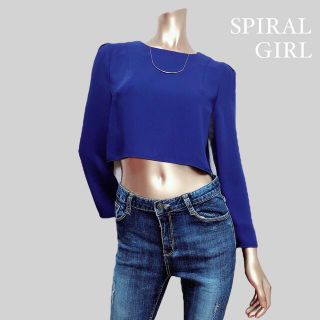 スパイラルガール(SPIRAL GIRL)のSPIRAL GIRL ショート トップス＊エゴイスト JEANASIS SLY(シャツ/ブラウス(長袖/七分))