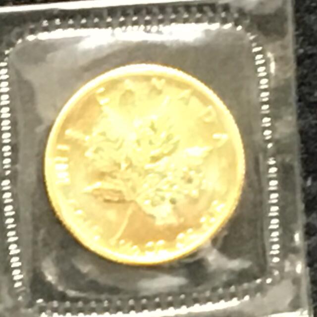 貨幣【カナダ金貨】メイプルリーフ金貨1/10oz