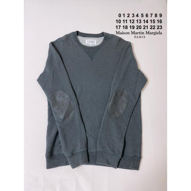 Maison Margiela エルボーパッチスウェット チャコール 46サイズ