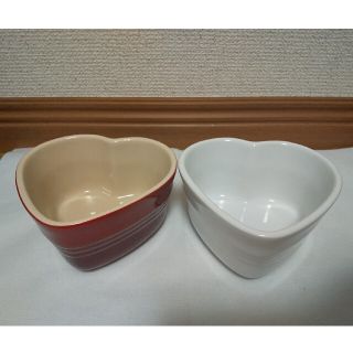 ルクルーゼ(LE CREUSET)のル・クルーゼ　ハートラムカン　2個(食器)