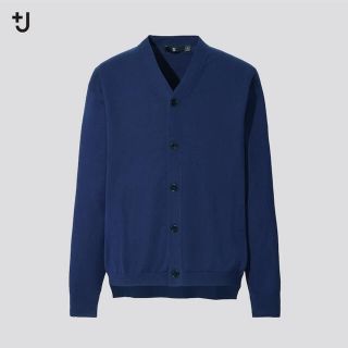 ユニクロ(UNIQLO)のユニクロ ＋J シルクコットンVネックカーディガン(カーディガン)