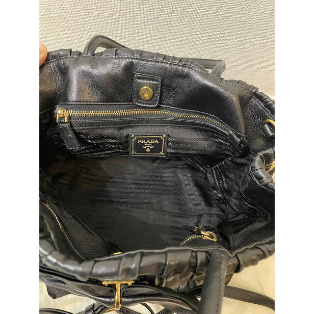 プラダ(Prada) ナッパゴーフル BN1932 ハンドバッグ 2WAY 3