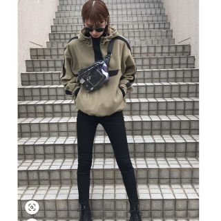 マウジー(moussy)のmoussy パーカー FLEECE PULL OVER TOP(トレーナー/スウェット)