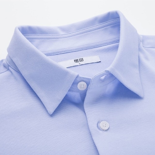 UNIQLO(ユニクロ)の未使用タ新品タグ付 ユニクロ　イージーケアジャージーシャツ　202020SS メンズのトップス(シャツ)の商品写真