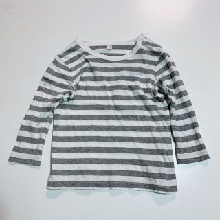 ムジルシリョウヒン(MUJI (無印良品))のす様 専用  ボーダーカットソー ロンT 無印良品(Tシャツ/カットソー)