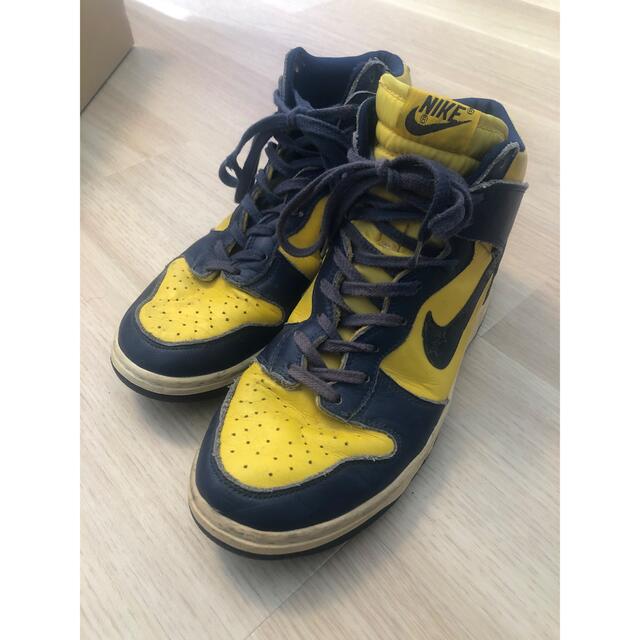 nike dunk ダンク ミシガン michigan 98年 復刻 28㎝