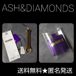 アッシュアンドダイアモンド(ASH&DIAMONDS)のﾚｱ★ASH＆DIAMONDS★ｷﾗｷﾗｾﾚﾌﾞ-ﾘﾝｸﾞｽﾄﾗｯﾌﾟ(新品)(その他)