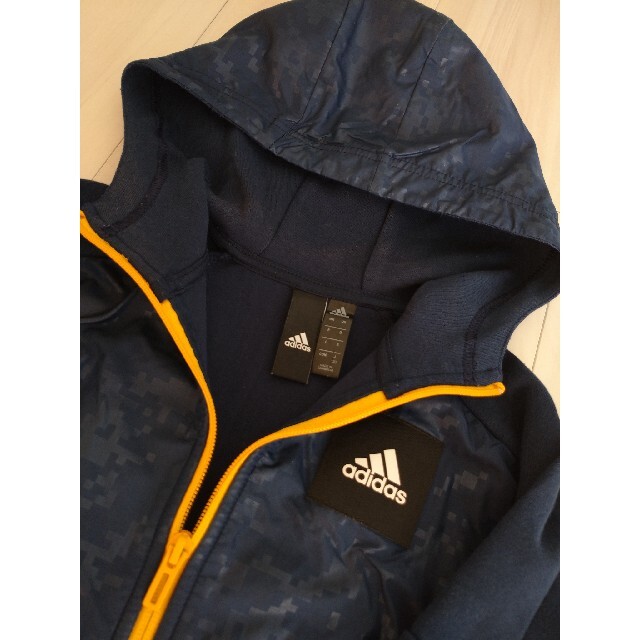 adidas(アディダス)の【きなこ様 専用】アディダス スウェット ジャンパー パーカー キッズ 120 キッズ/ベビー/マタニティのキッズ服男の子用(90cm~)(ジャケット/上着)の商品写真