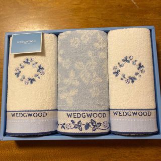 ウェッジウッド(WEDGWOOD)のウェッジウッド　フェイスタオル3枚　新品未使用(タオル/バス用品)