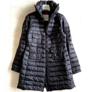 モンクレール(MONCLER)の1062 美品♪正規品 モンクレール ZEIA ショールカラー ダウンコート 黒(ダウンコート)