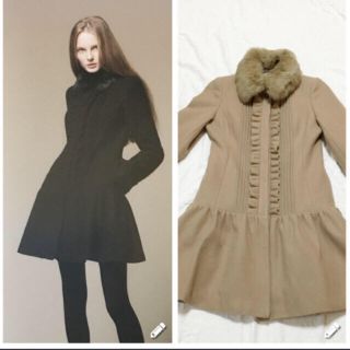 バーバリー(BURBERRY)の美品バーバリーブルーレーベル☆カタログドレス掲載コート(ロングコート)