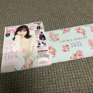 ローラアシュレイ(LAURA ASHLEY)のインレッド　2022  1月　カレンダー付き(ファッション)