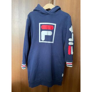 フィラ(FILA)のFILA キッズ　パーカーワンピ(ワンピース)