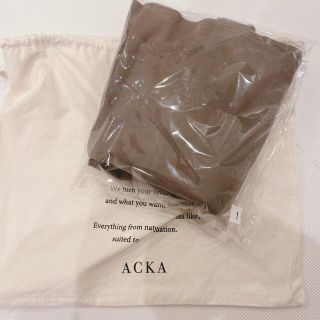 新品【お値下げ】acka バックオープンフレアワンピース