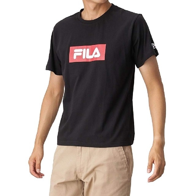 新品！ FILA ボックス ロゴ Tシャツ Lサイズ