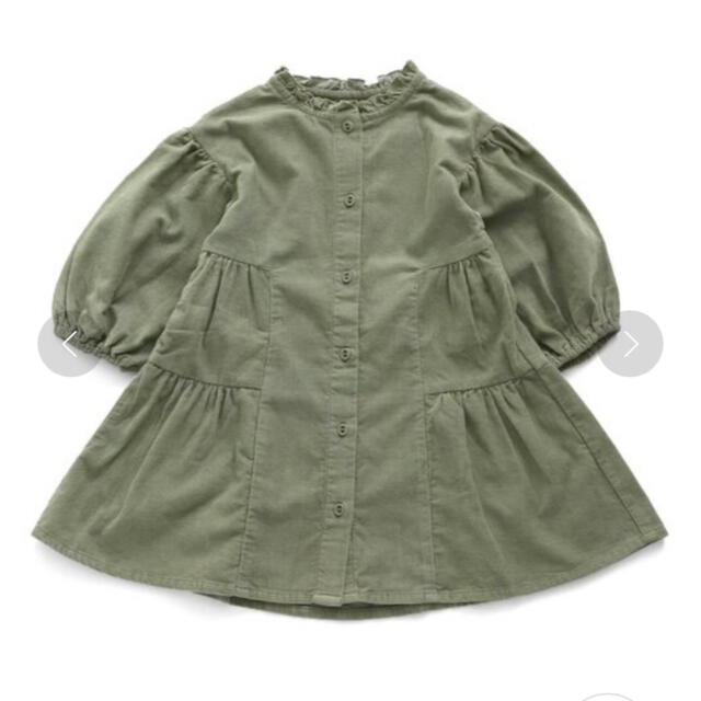 F.O.KIDS(エフオーキッズ)のアプレレクール コーデュロイティアードワンピース キッズ/ベビー/マタニティのキッズ服女の子用(90cm~)(ワンピース)の商品写真