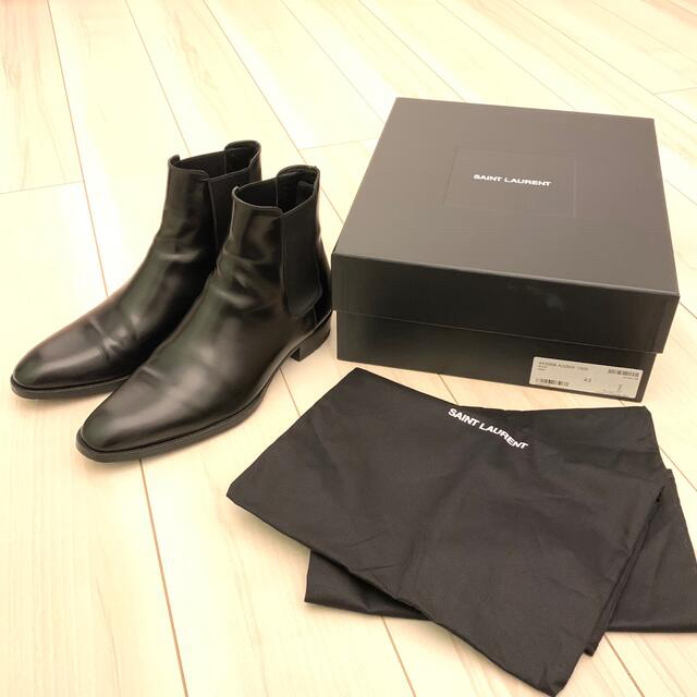 レザー美品 SAINT LAURENT サンローラン チェルシーブーツ ブーツ 43