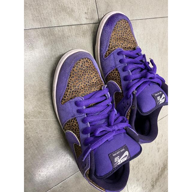 靴/シューズ24日　25日限定値下げ　NIKE dunk  purple safari