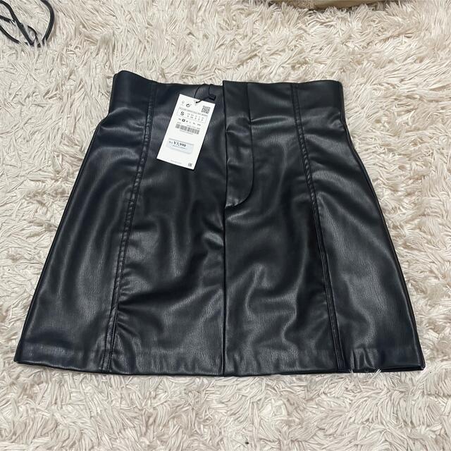 ZARA(ザラ)のZARA レザースカート レディースのスカート(ミニスカート)の商品写真