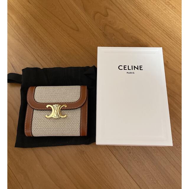 celine(セリーヌ)のA❤︎さま専用　CELINE  スモール　トリオンフ　フラップウォレット レディースのファッション小物(財布)の商品写真