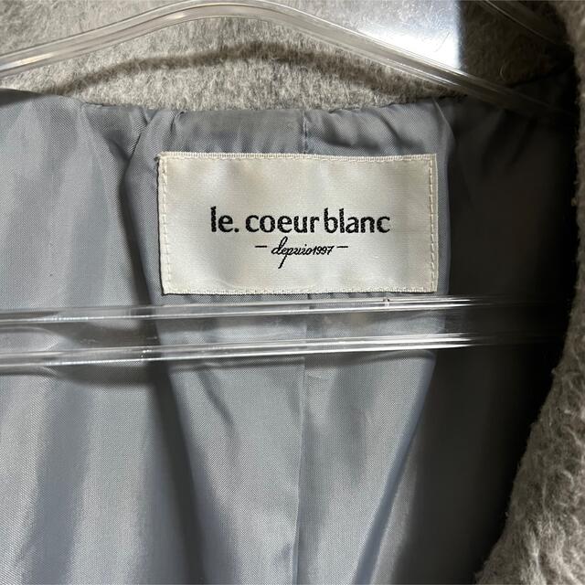 le.coeur blanc(ルクールブラン)のルクールブラン　ロングチェスターコート レディースのジャケット/アウター(ロングコート)の商品写真