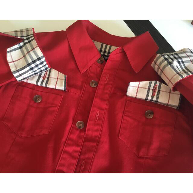 BURBERRY(バーバリー)のBURBERRY CHILDREN⭐チェックシャツ ジャケット デニムジャケット キッズ/ベビー/マタニティのキッズ服男の子用(90cm~)(ジャケット/上着)の商品写真