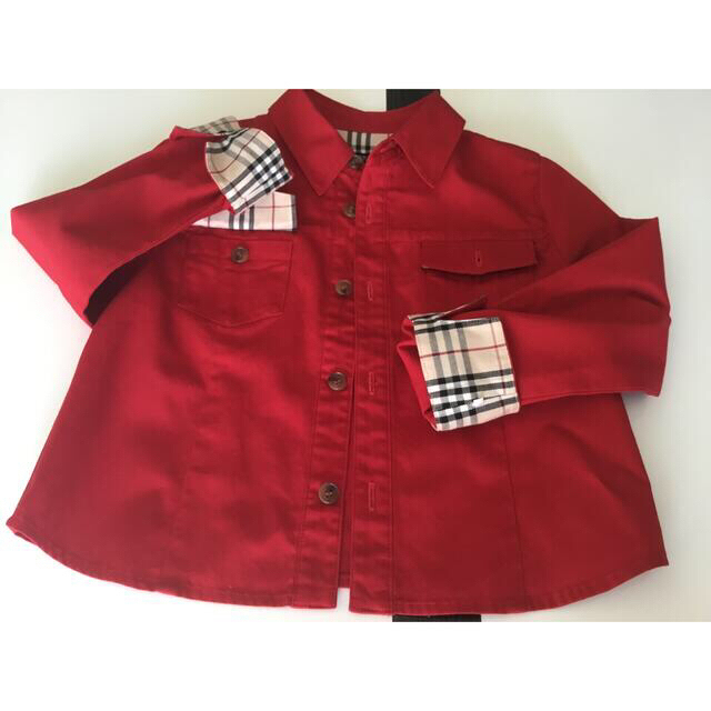 BURBERRY(バーバリー)のBURBERRY CHILDREN⭐チェックシャツ ジャケット デニムジャケット キッズ/ベビー/マタニティのキッズ服男の子用(90cm~)(ジャケット/上着)の商品写真