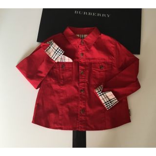 バーバリー(BURBERRY)のBURBERRY CHILDREN⭐チェックシャツ ジャケット デニムジャケット(ジャケット/上着)