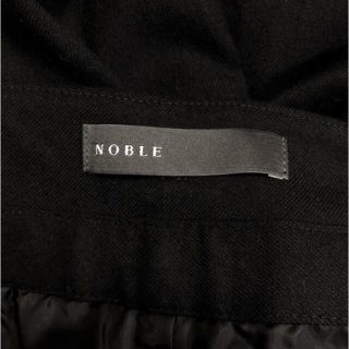 Noble - スピック&スパン【NOBLE ノーブル】ウールタックテーパード ... 2017AW ノーブル ウールサキソニーサイドスリットパンツ ホワイト 36