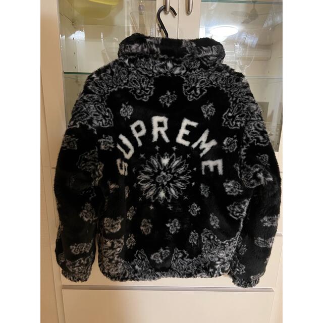 Supreme(シュプリーム)の21ss Supreme Bandana Faux Fur Bomberブラック メンズのジャケット/アウター(ブルゾン)の商品写真