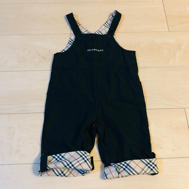 90㎝　バーバリーロンドンオーバーオールサロペットキッズ服男の子用(90cm~)