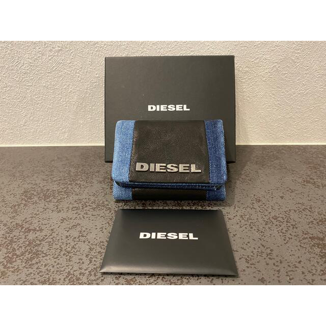 DIESEL(ディーゼル)の☆最終価格☆【新品、未使用】ディーゼル コンパクト 折り財布 デニム レディースのファッション小物(財布)の商品写真