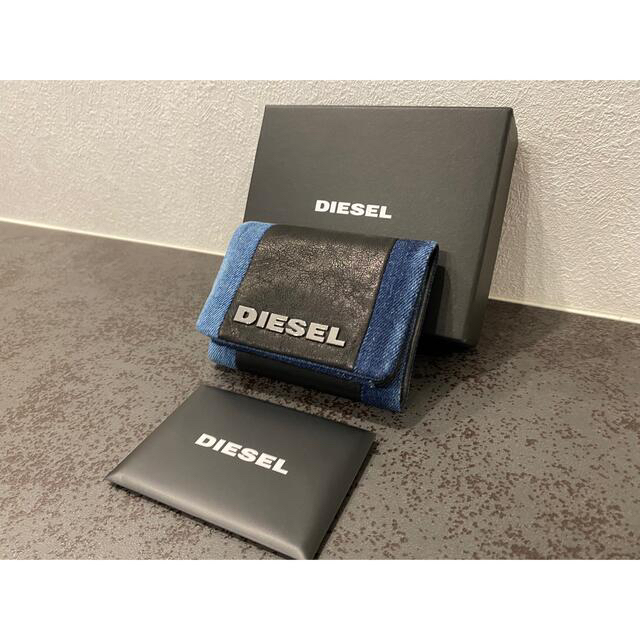 DIESEL(ディーゼル)の☆最終価格☆【新品、未使用】ディーゼル コンパクト 折り財布 デニム レディースのファッション小物(財布)の商品写真