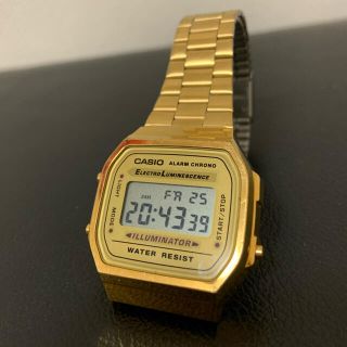 カシオ(CASIO)のCASIO vintage series A-168WG-9WDF 中古(腕時計(デジタル))