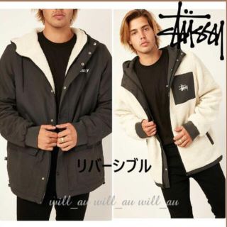 STUSSY - STUSSY リバーシブル フリースジャケットの通販 by もこたろ