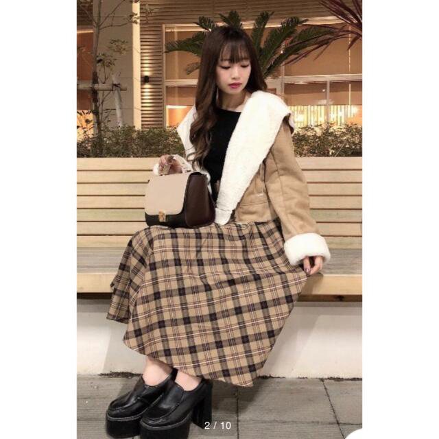 CECIL McBEE(セシルマクビー)のチェックフレアスカートCECIL Mc BEE  レディースのスカート(ひざ丈スカート)の商品写真