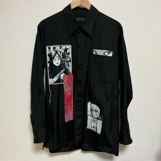 Y's YohjiYamamoto 17ss トリアセテート ノースリーブシャツ